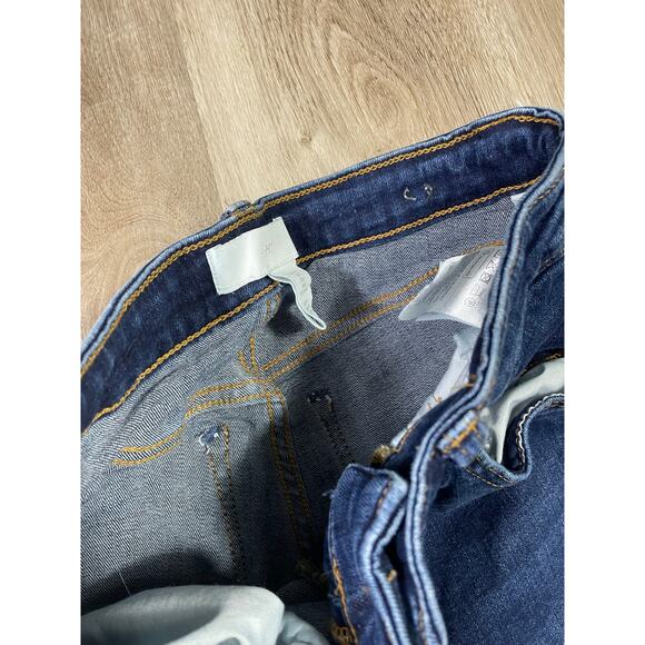 H&M Women's High Waist 8 Skinny Jeans Blue Stretch Denim‎ 99% Cotton Casual Y2K - Picture 6 of 10